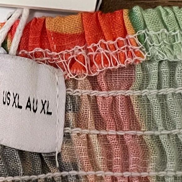 NWT Petal and Pup Women's Brea Green Fruit and Floral Print Maxi Dress Size XL - Picture 8 of 16